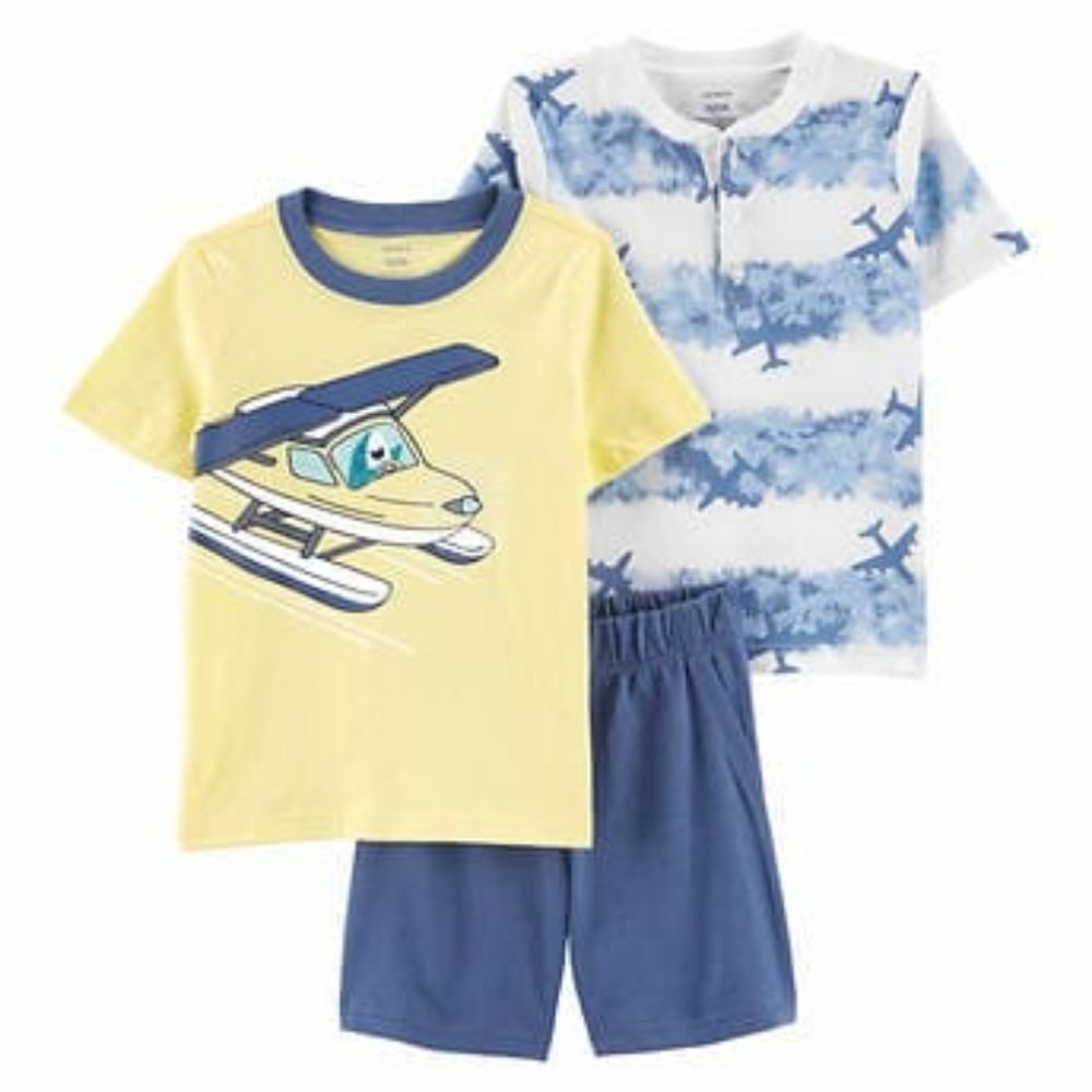 Carter's Kids' 3-piece Playwear Set, Airplane